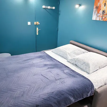 Daire Gare Centre Menage Et Linges Inclus *