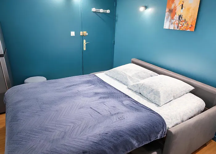 Daire Gare Centre Menage Et Linges Inclus *